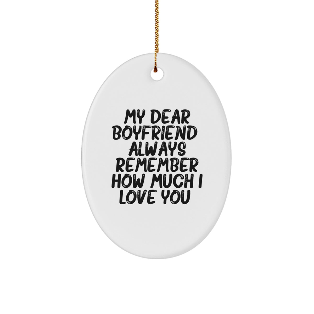 Christmas Gift Heartfelt Boyfriend Ornament for Teens - Surprise - Image 1