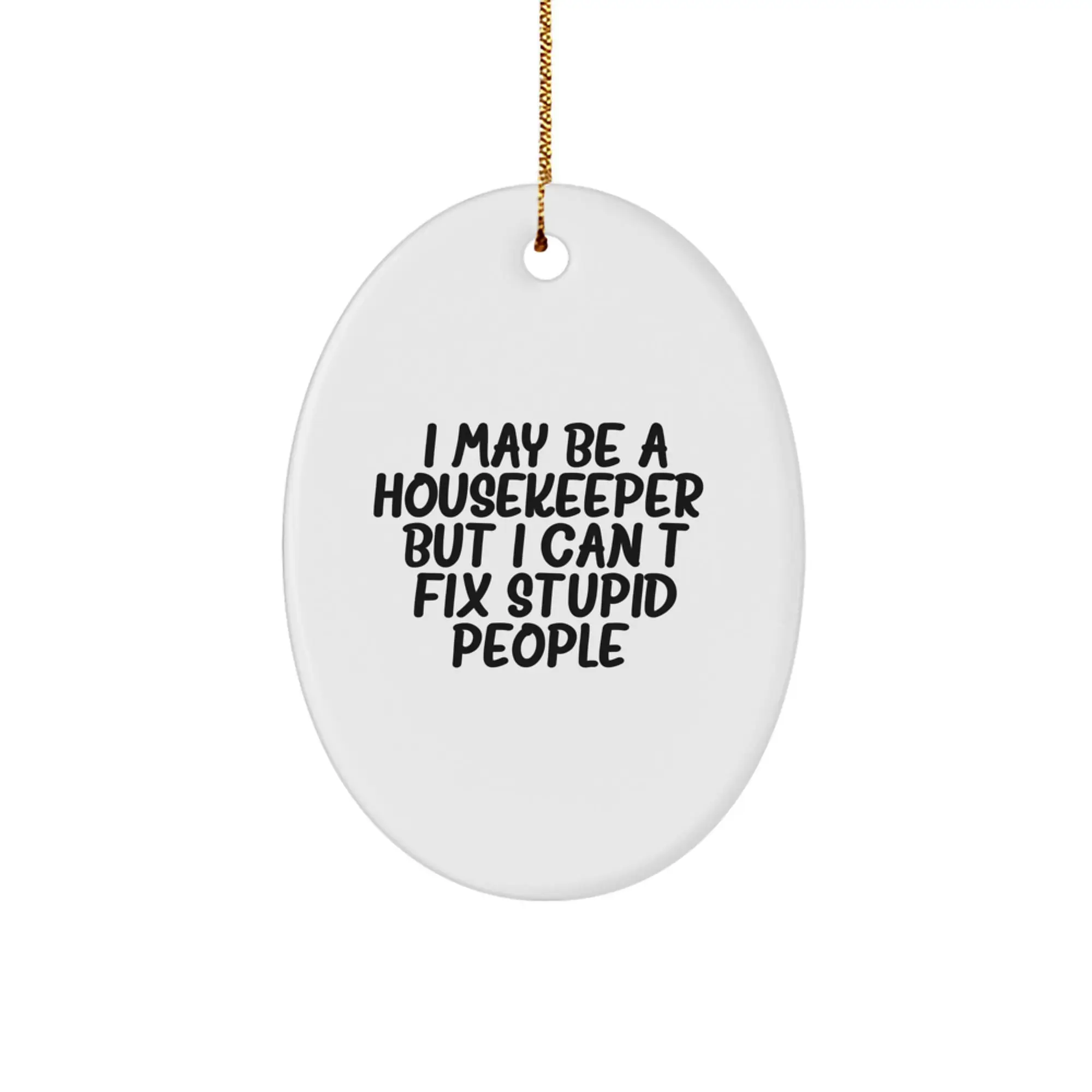 Housekeeper Novelty Christmas Ornament for Friends Bright Delight Gift - Image 1