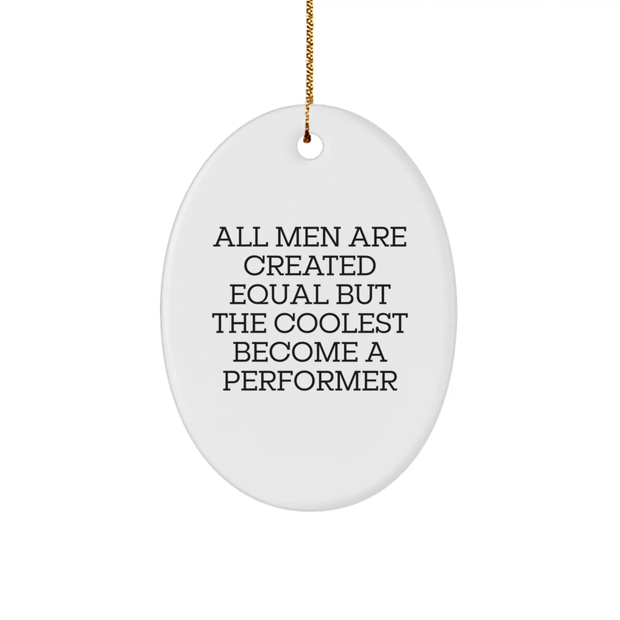 Performer Keepsake Christmas Ornament for Him Bright Holiday Gift - Image 1