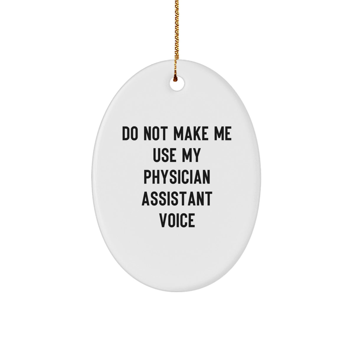 Physician Assistant Christmas Ornament Idea for Coworkers Gift - Image 1