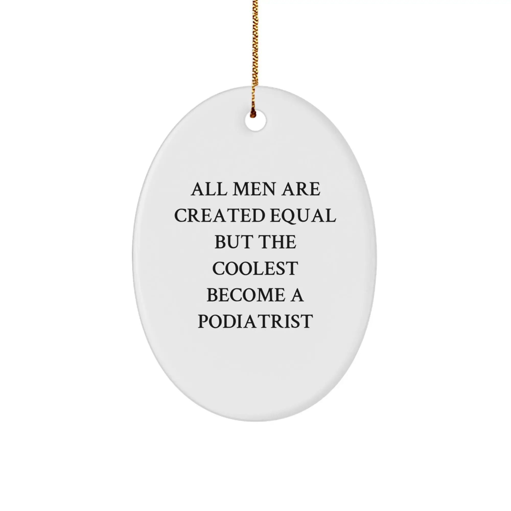 Podiatrist Keepsake Christmas Ornament for Him Gift - Image 1