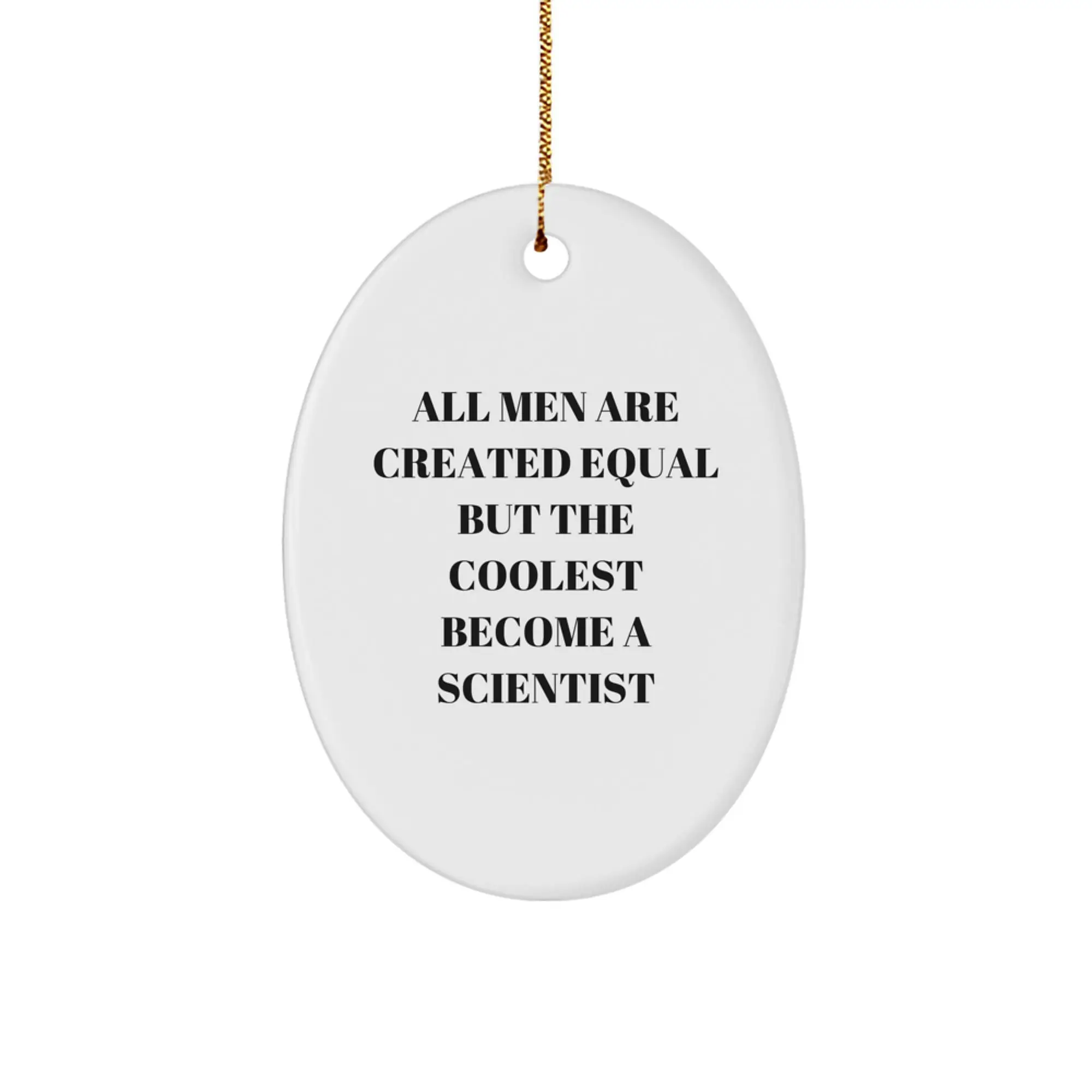 Bright Favorite Scientist Christmas Ornament for Kids Holiday Gift - Image 1