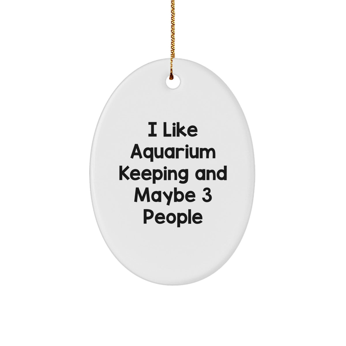 Sarcastic Gift I Like Aquarium Keeping And Maybe 3 People Christmas - Image 1