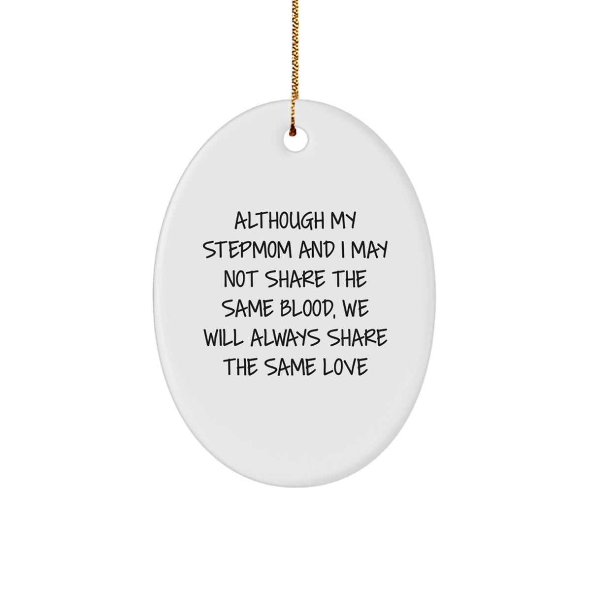 Christmas Gift for Her - Stepmom Christmas Ornament, 'Always Share The - Image 1