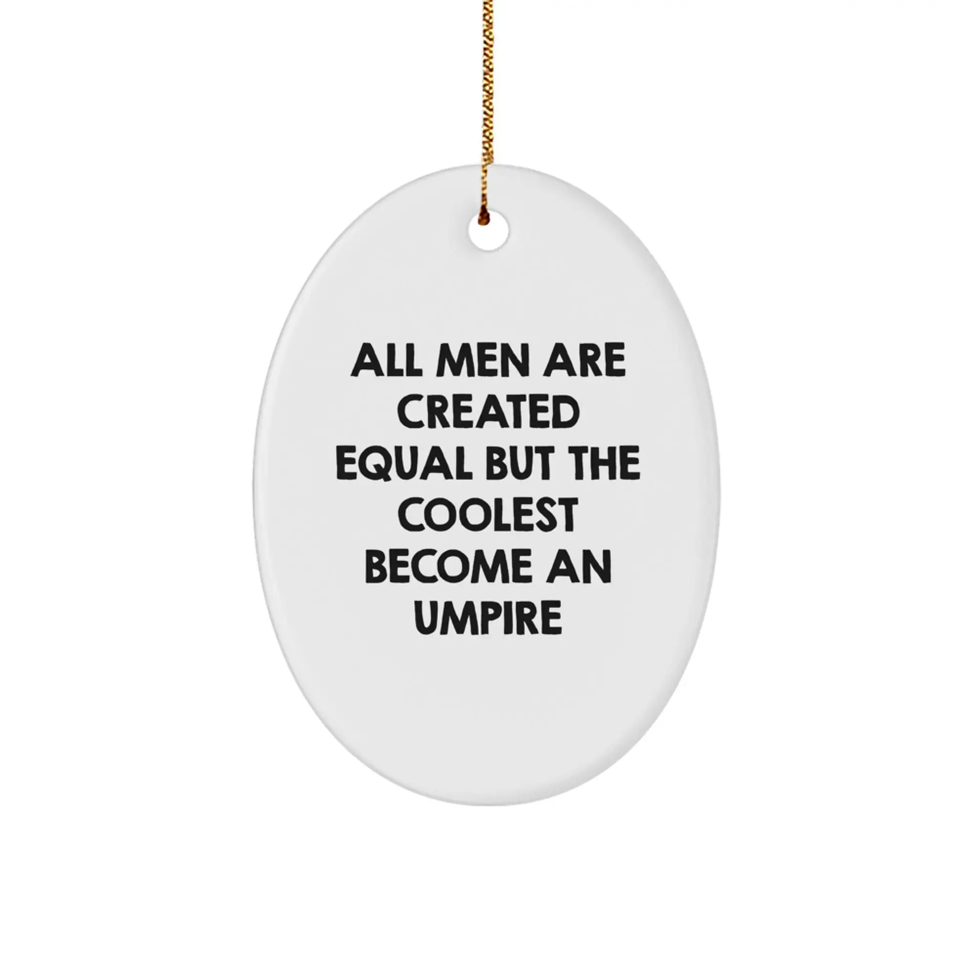 Umpire Christmas Ornament Idea Gift for Coworkers - Image 1