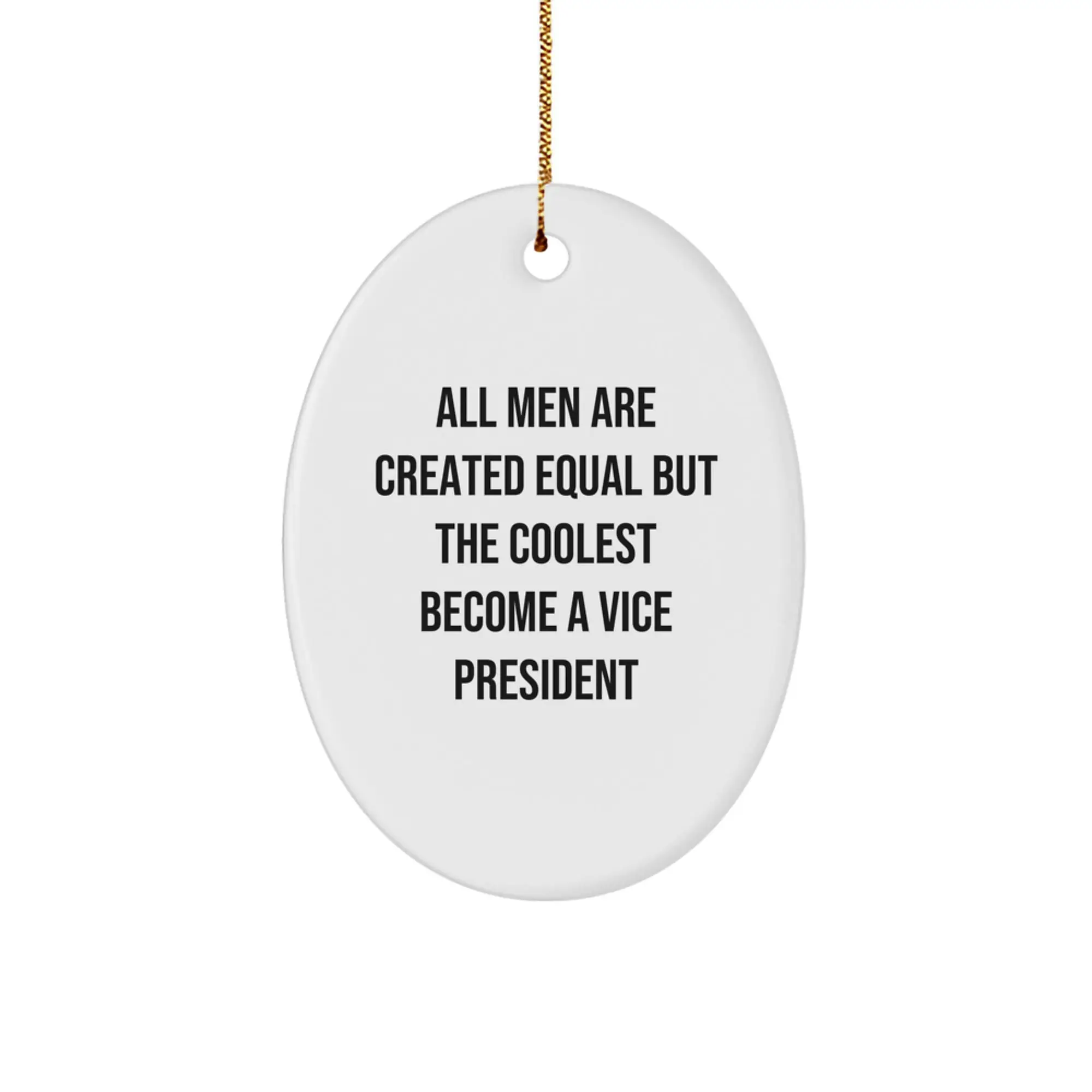 Vice President Oval Ornament Christmas Gift for Her Present Unique - Image 1