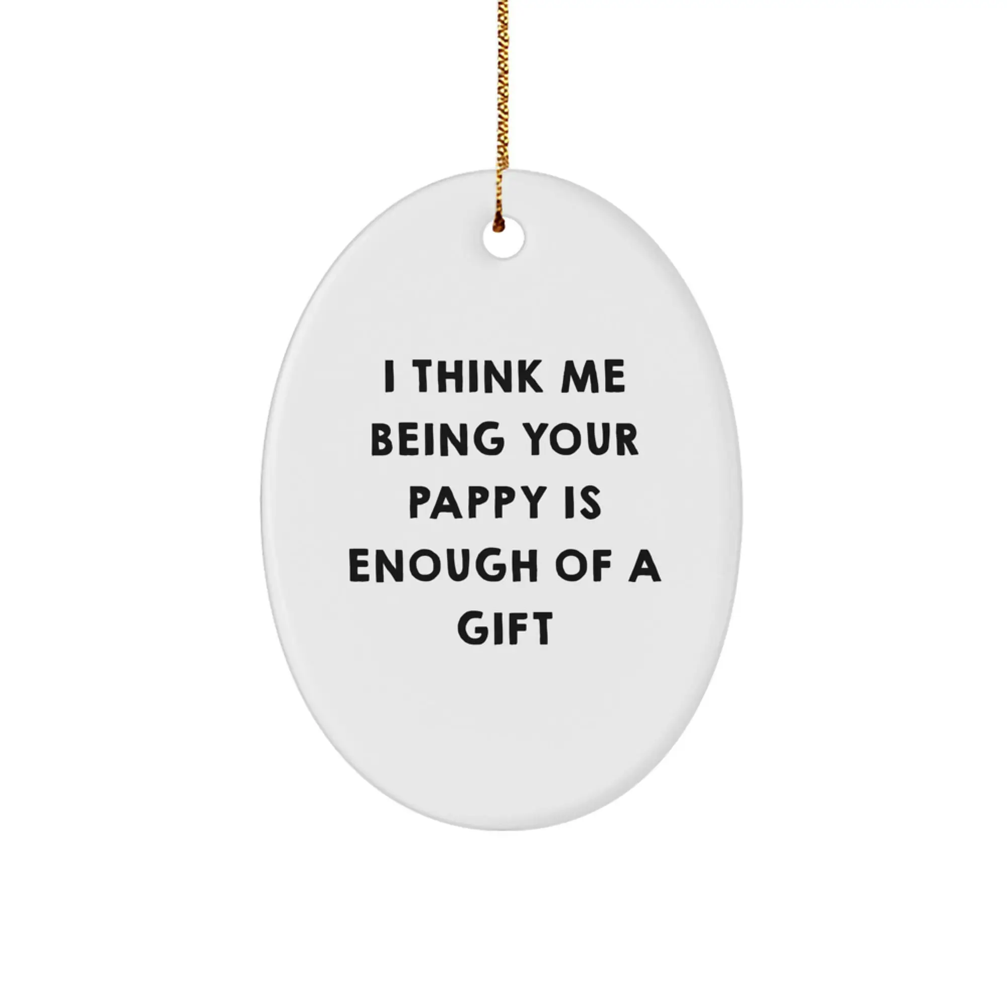 Pappy Christmas Ornament Keepsake Gift for Him - Image 1