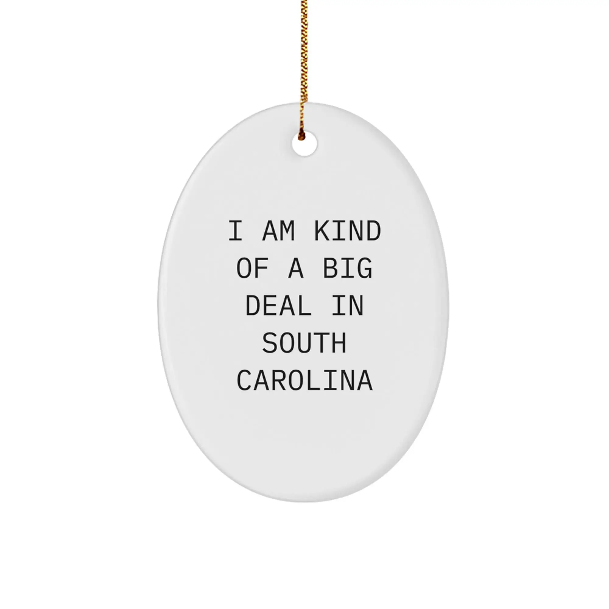 South Carolina Keepsake Christmas Ornament for Him Gift - Image 1