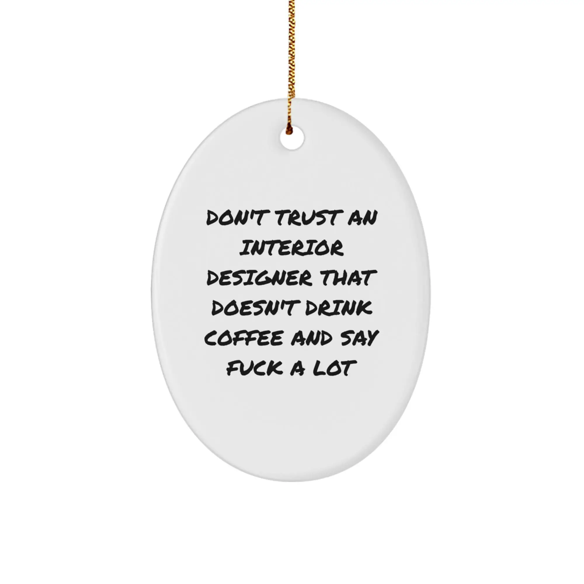 Interior Designer Collectible Christmas Ornament for Neighbors Gift - Image 1