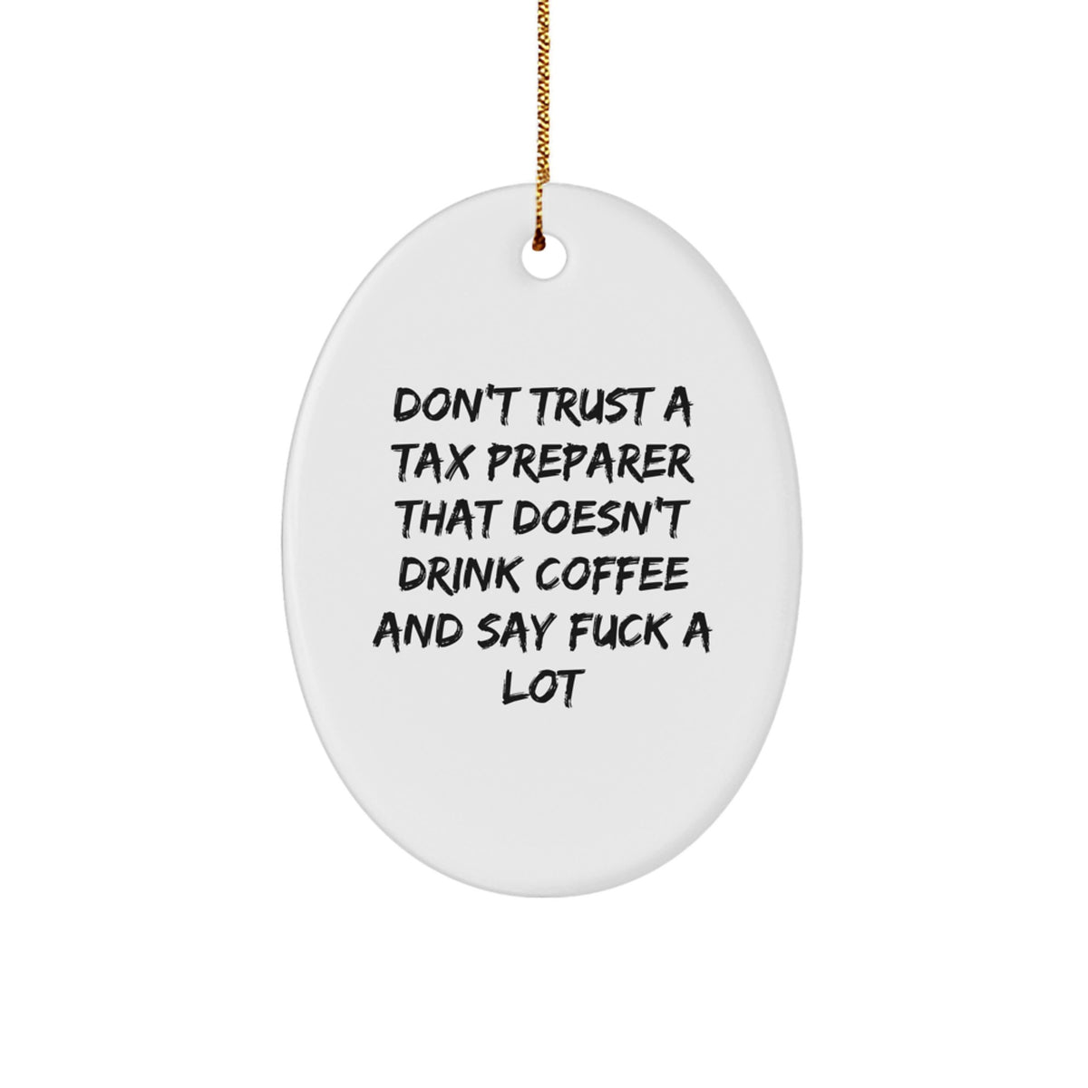 Tax Preparer Christmas Ornament Gift for a Colleague - Companion - Image 1