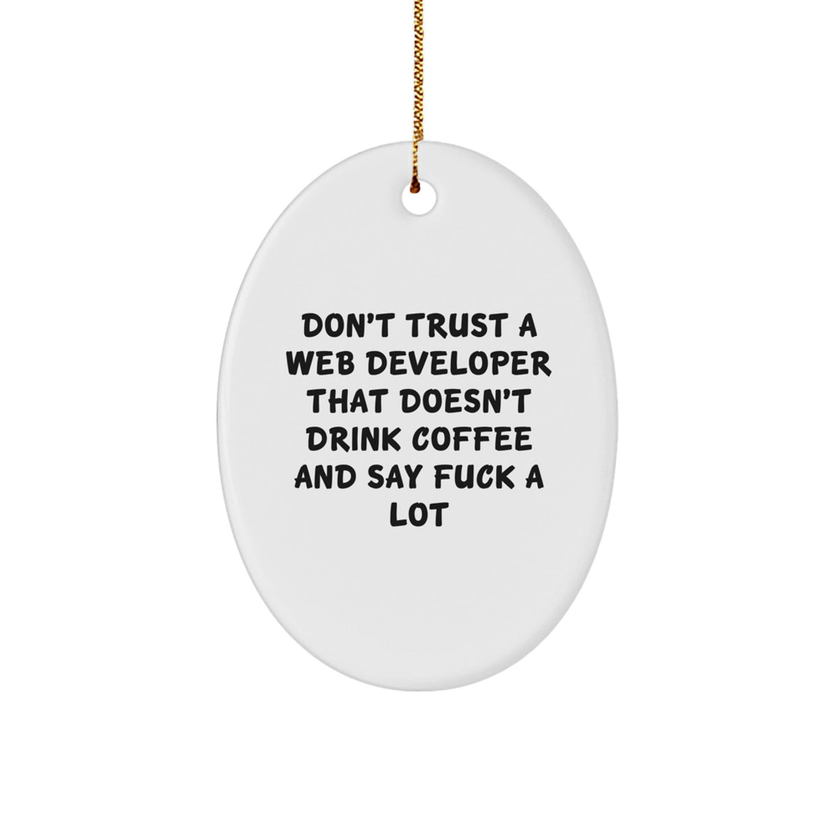 Web Developer Keepsake Christmas Ornament for Him Festive Holiday Gift - Image 1