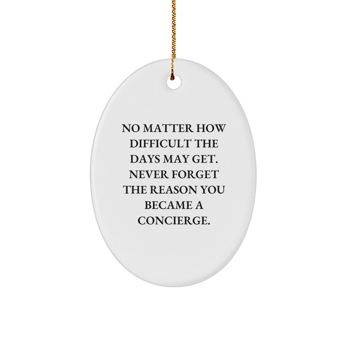 Favorite Concierge Christmas Ornament for Kids Gift - Image 1