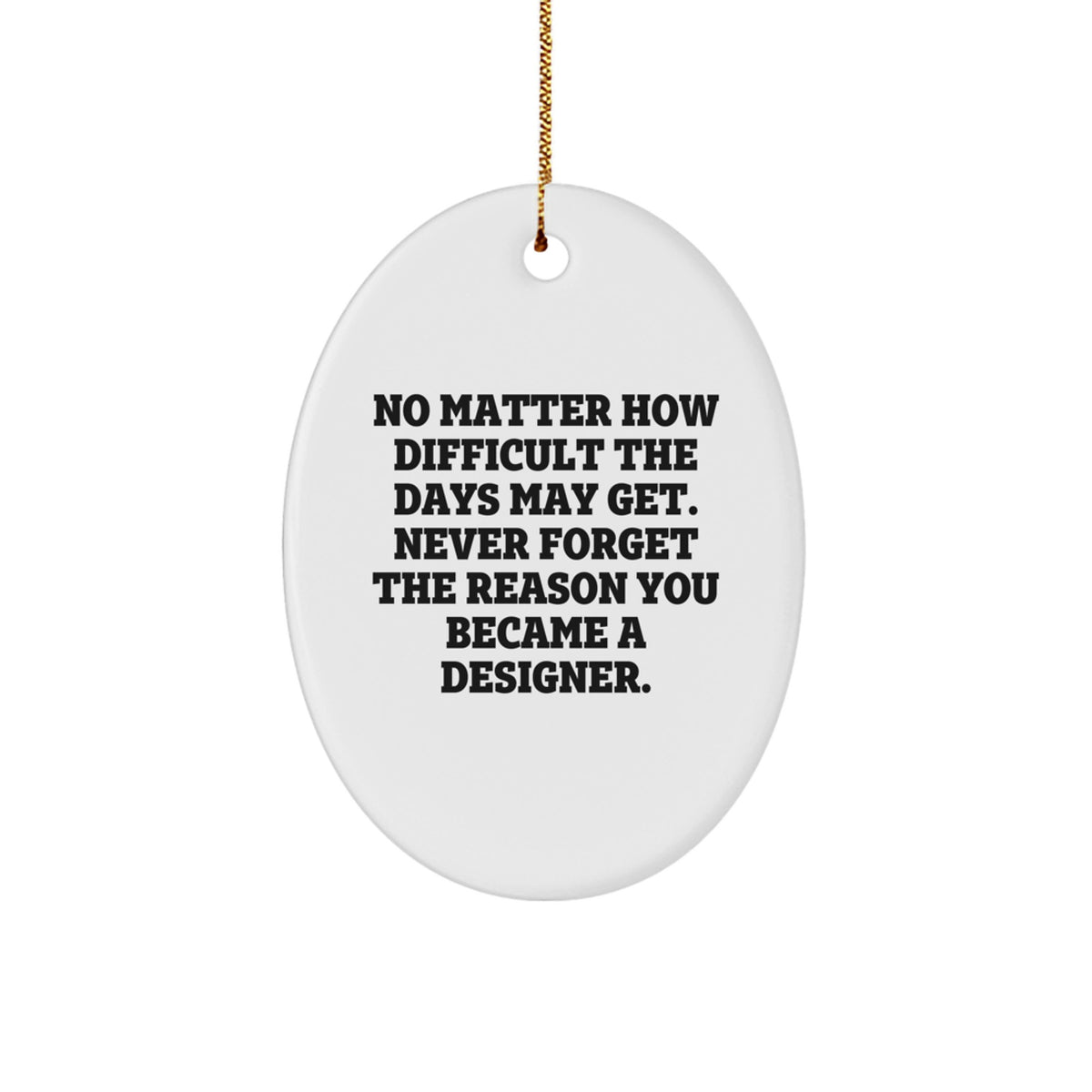 Designer Essential Christmas Ornament for a Best Friend Gift - Image 1