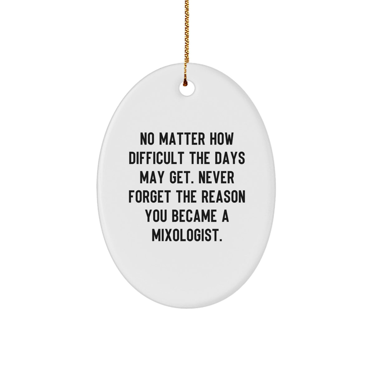 Mixologist Christmas Ornament for Coworkers Gift Idea - Image 1