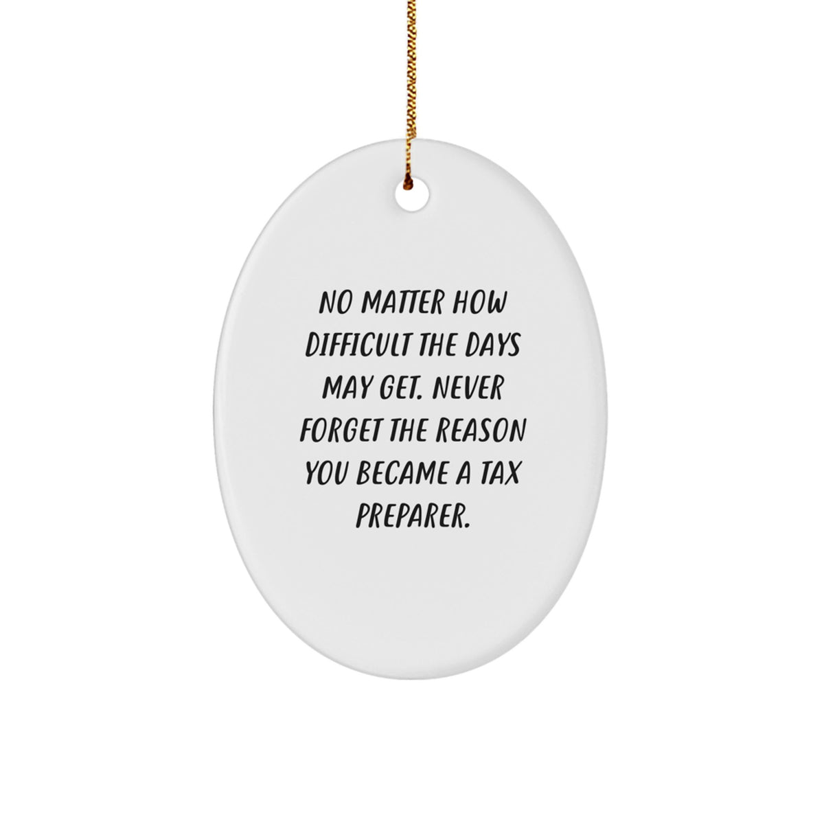 Tax Preparer Keepsake Christmas Ornament for Him Surprise Gift - Image 1