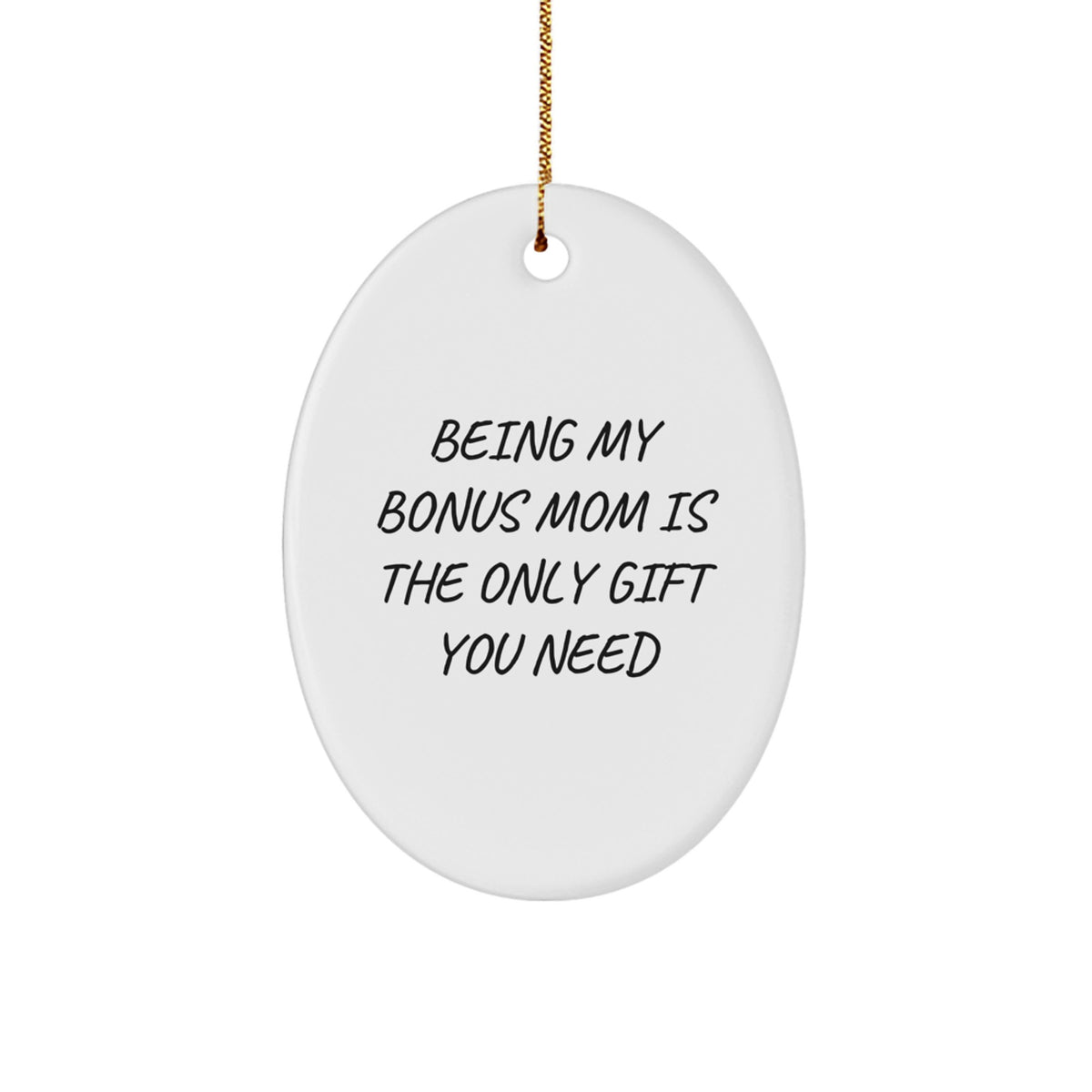 Bonus Mom Christmas Ornament Keepsake for Her Gift - Image 1