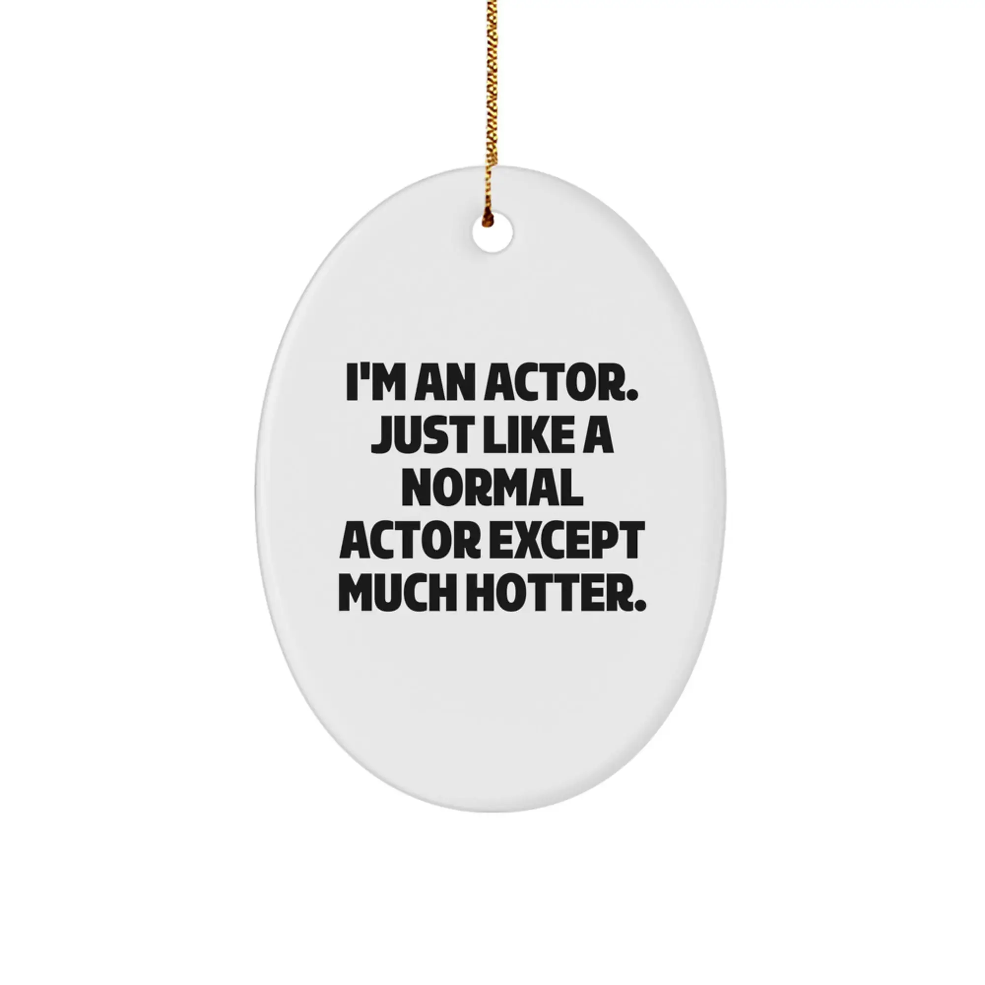 Actor Keepsake Christmas Ornament for Him Gift – Perfect Holiday Present - Image 1
