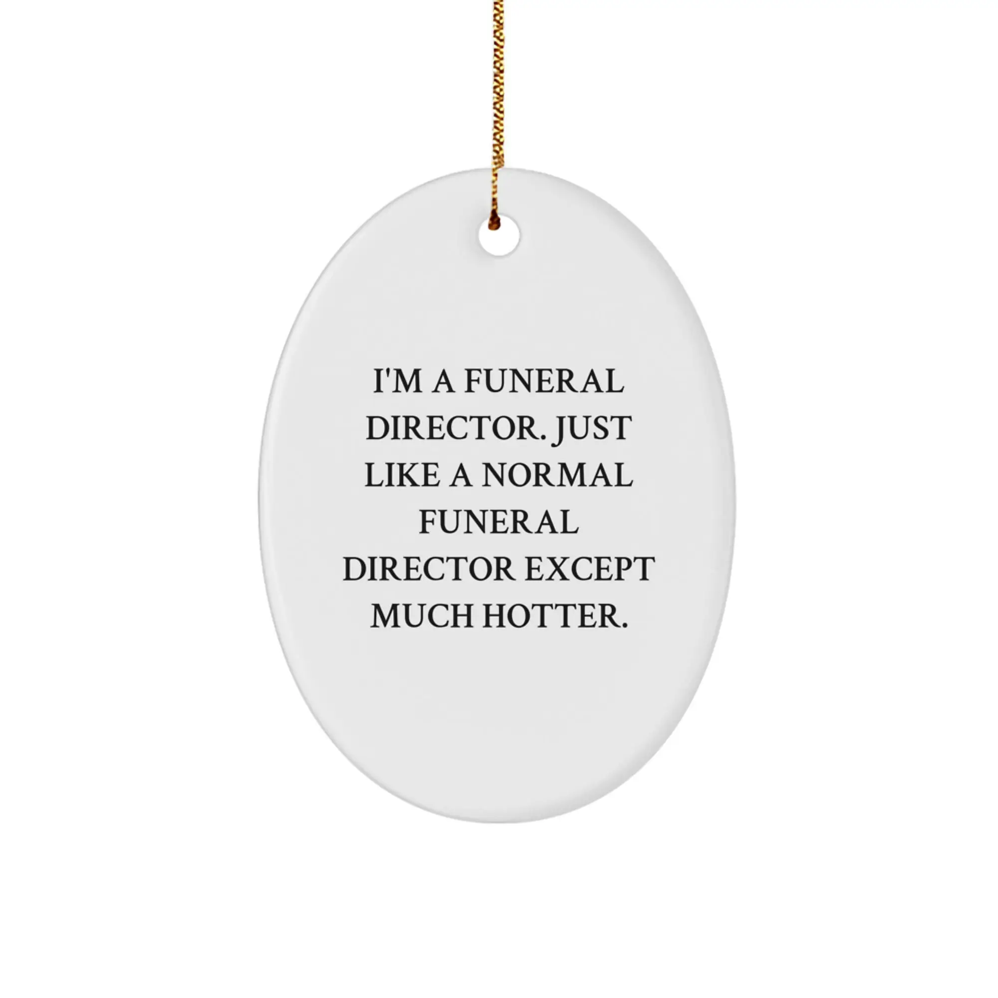 Christmas Gift for Her Funeral Director Keepsake Ornament Present - Image 1