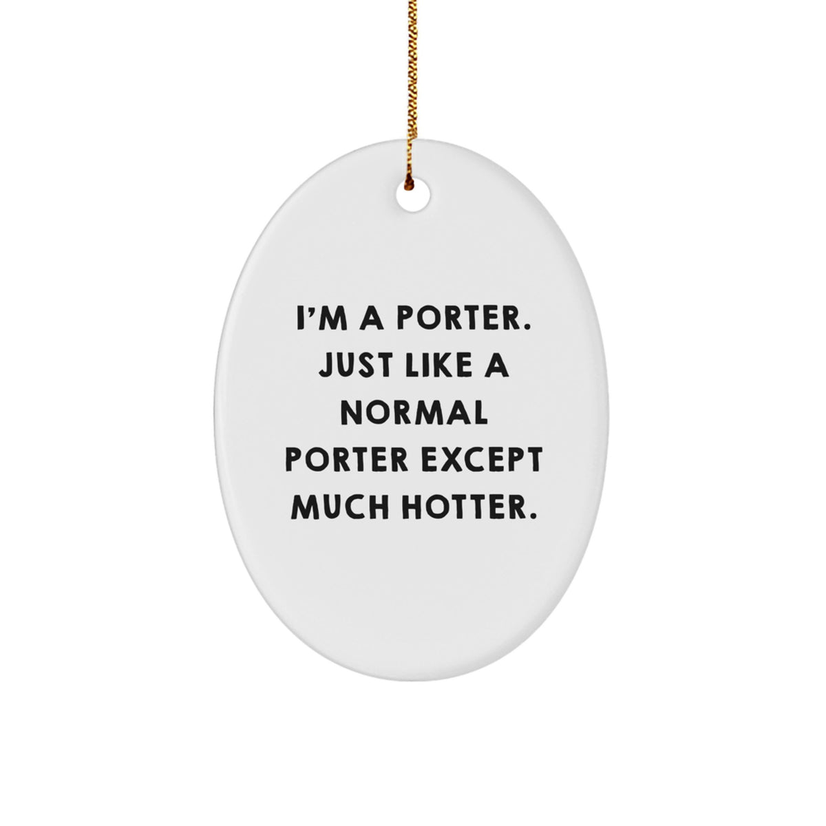 Christmas Ornament Gift for Kids A Hot Porter Keepsake for Her - Image 1
