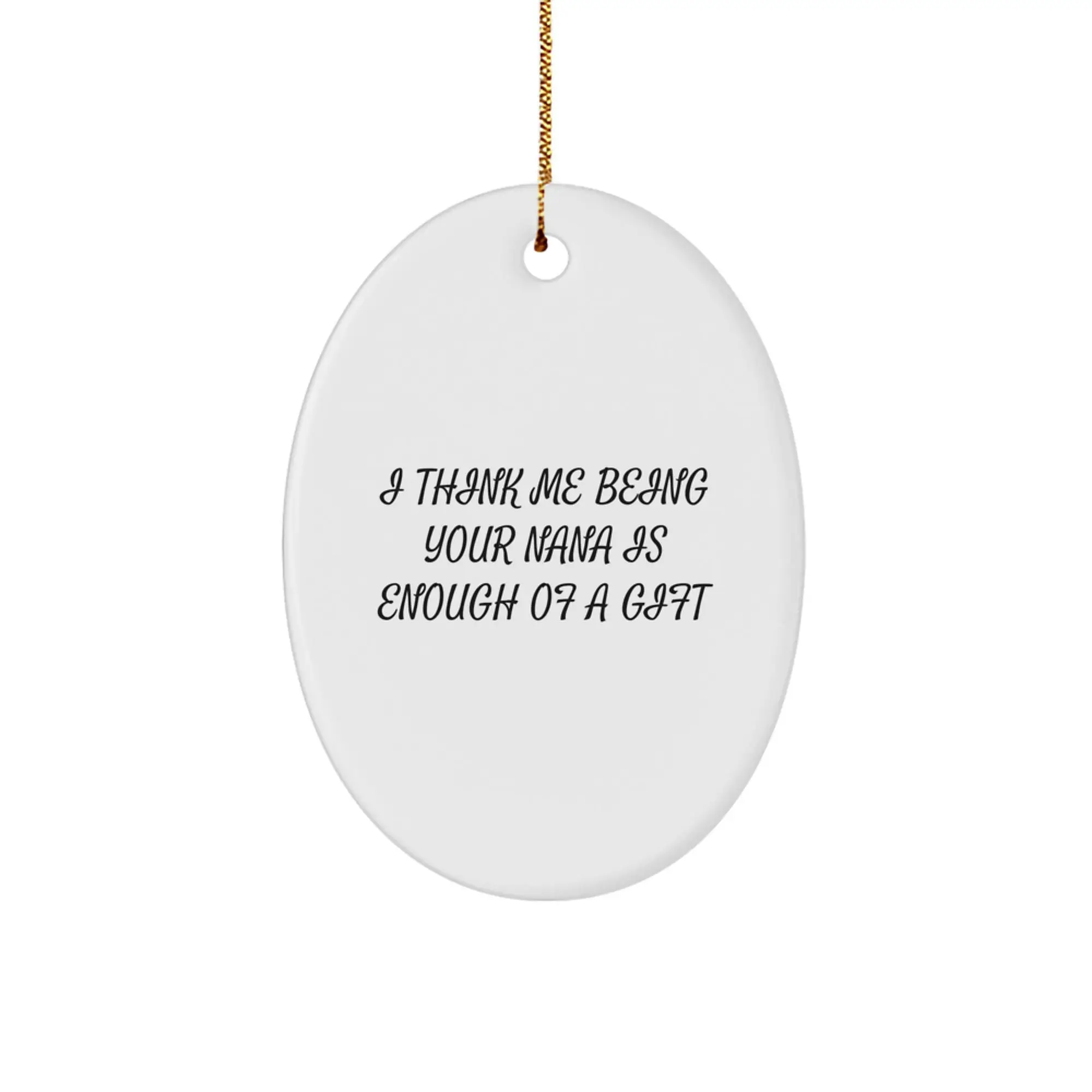 Nana Keepsake Christmas Ornament for Him Gift – Warm Holiday Treasure - Image 1