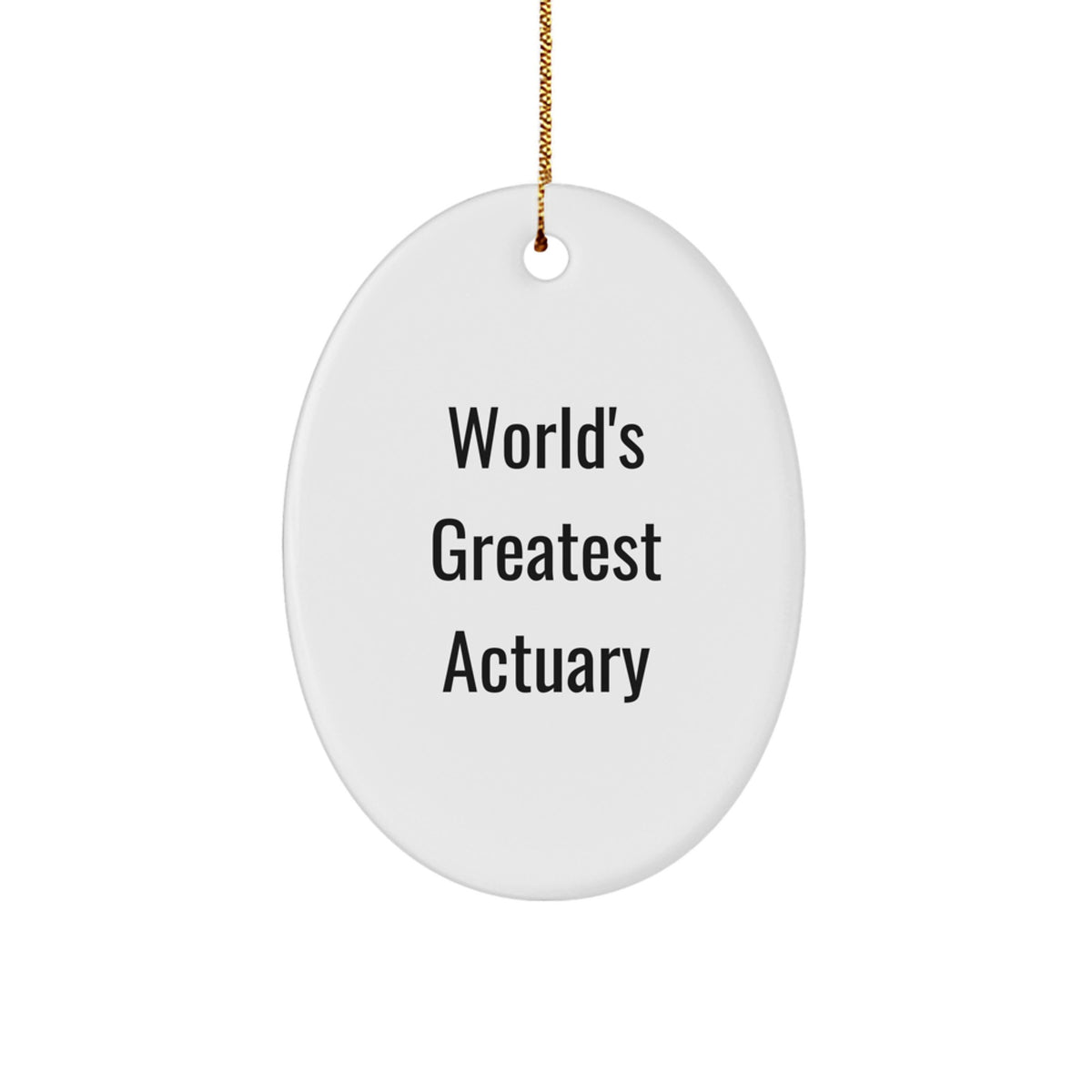 Christmas Ornament Gift for Kids Favorite Actuary Keepsake - World's - Image 1