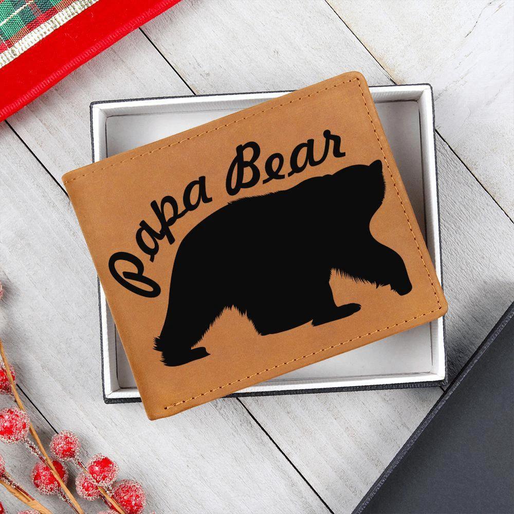 Papa Bear Leather Wallet