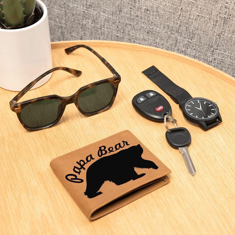 Papa Bear Leather Wallet