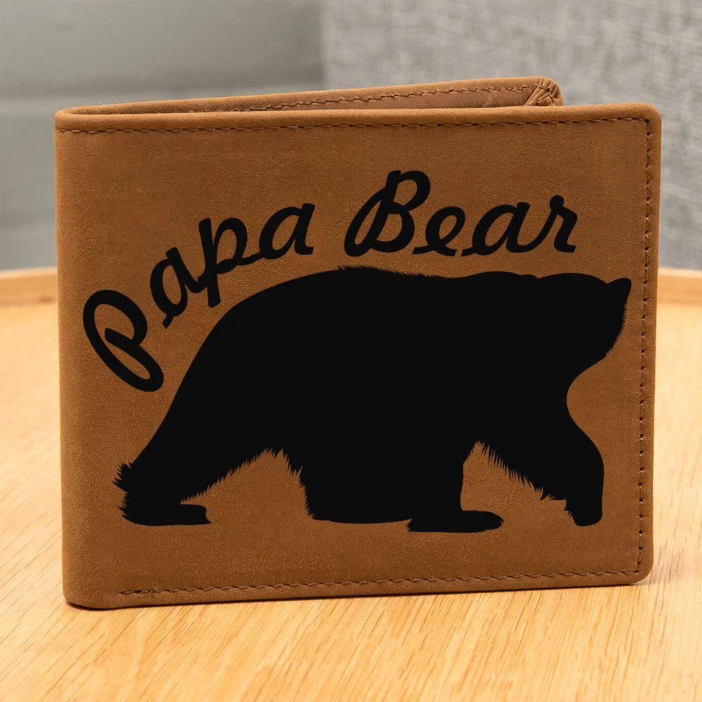 Papa Bear Leather Wallet