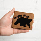 Papa Bear Leather Wallet
