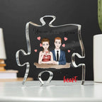 Personalized Couples You are the Missing Piece to my Heart Puzzle Acrylic Puzzle