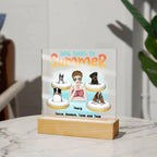 Personalized Dog Days of Summer Acrylic Plaque