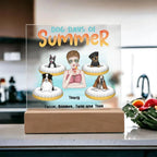 Personalized Dog Days of Summer Acrylic Plaque