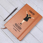 Personalized Male or Female Graduate Leather Journal