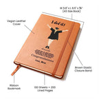 Personalized Male or Female Graduate Leather Journal