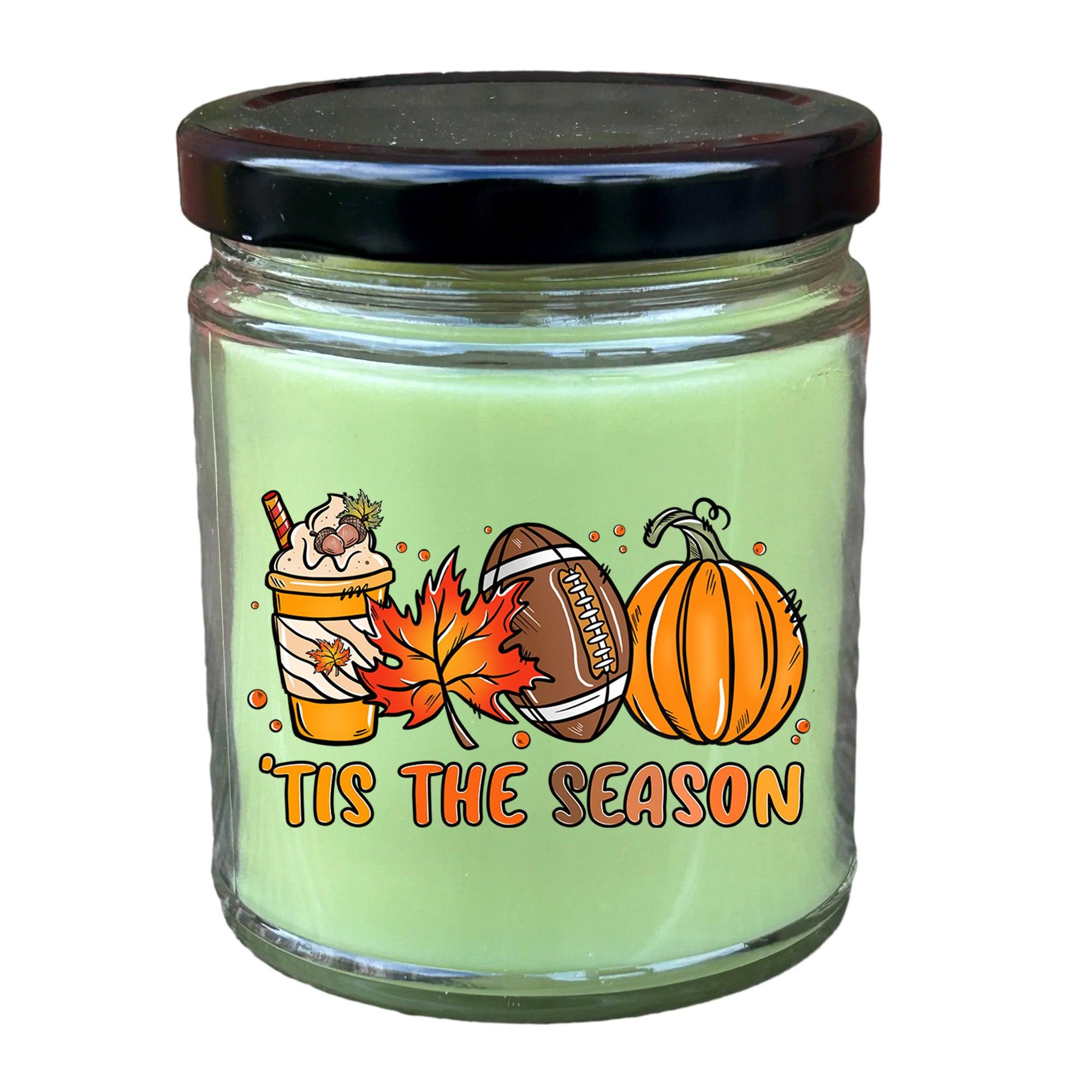 Smells Like Football, Fall and Pumpkin Spice Scented Soy Candles - Mallard Moon Gift Shop