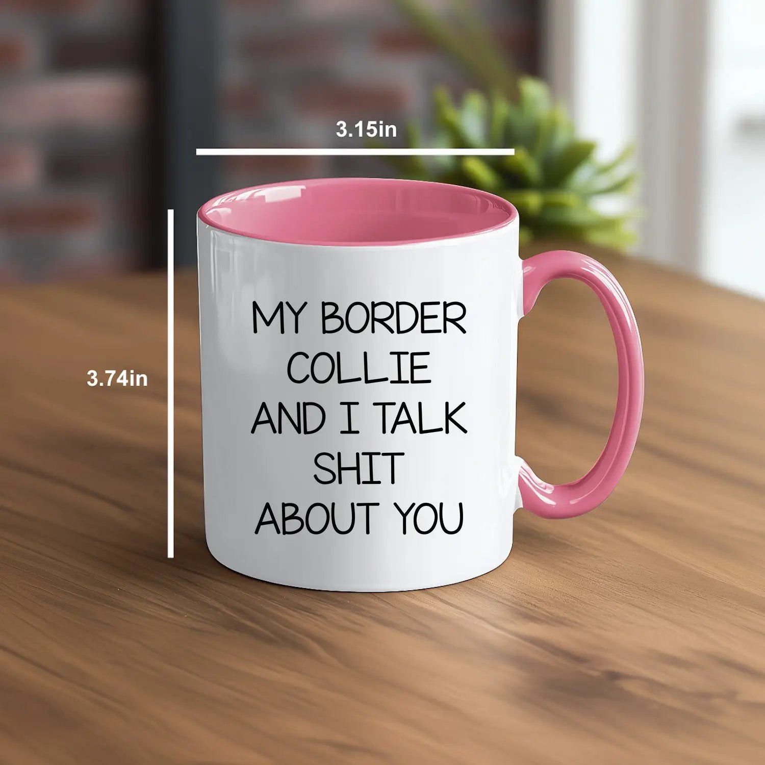 Border Collie Mug Talk About You Perfect Gift - Mallard Moon