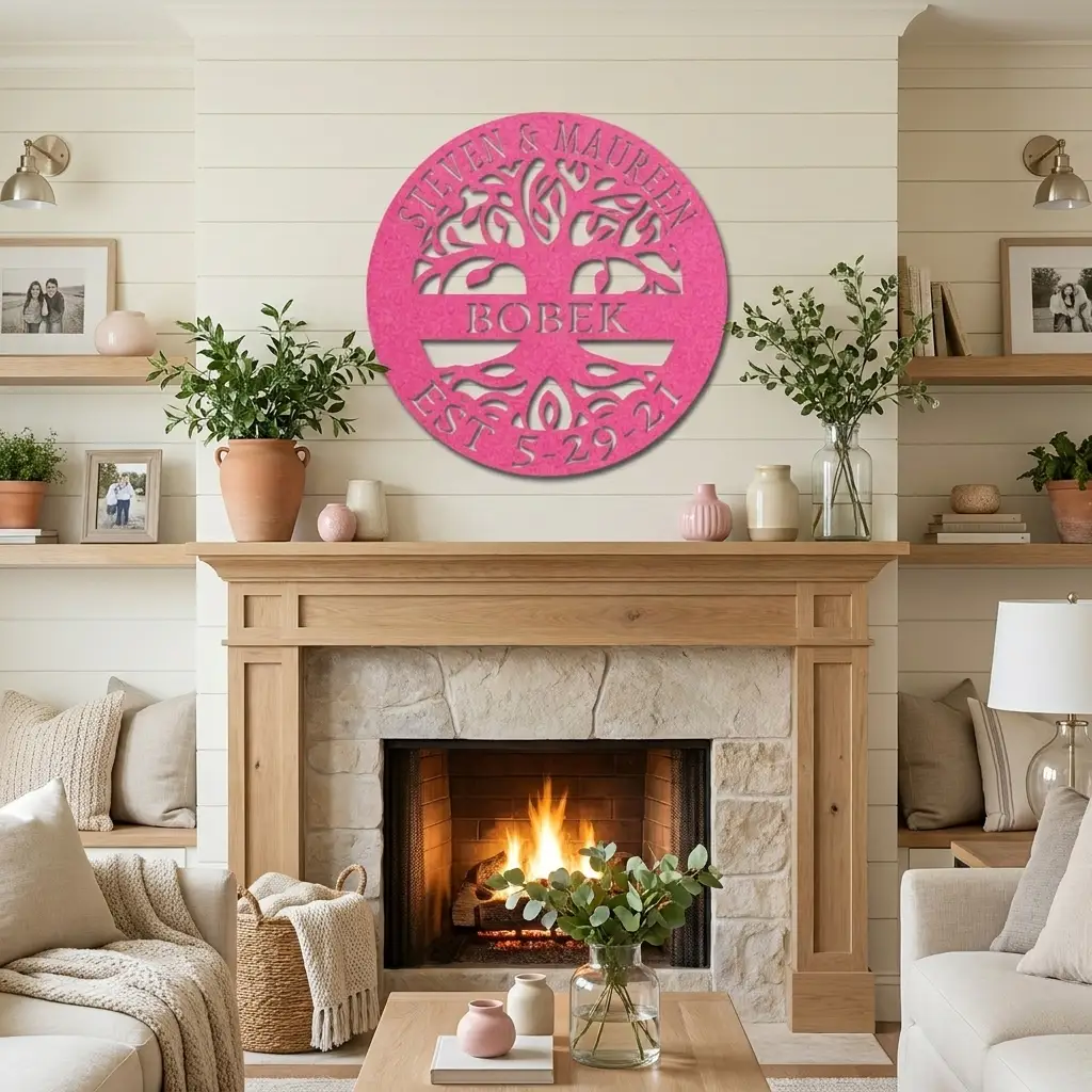 Personalized Tree of Life Metal Wall Art: Celebrate Heritage & Special Moments