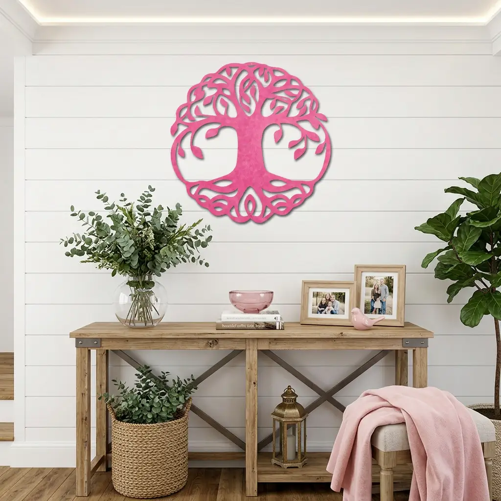 Tree of Life Metal Wall Art | Family Tree Wall Decor | Nature Inspired Home Sign | Housewarming & Family Gift | Made in USA