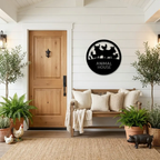 Personalized Farm Animal Metal Sign | Custom Barnyard Wall Decor | Farmhouse Animal Name Sign | Rustic Livestock Metal Art | Homestead Gift | Made in USA