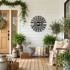 Personalized Windmill Metal Wall Art | Custom Family Name Windmill Sign | Rustic Farmhouse Windmill Decor | Country Barn Metal Art | Farm & Ranch Gift | Made in USA