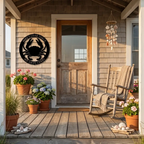 Personalized Crab Metal Wall Art | Custom Crab Shack Sign | Coastal Beach House Decor | Funny Seafood Metal Sign | Custom Outdoor Metal Wall Decor | Made in USA