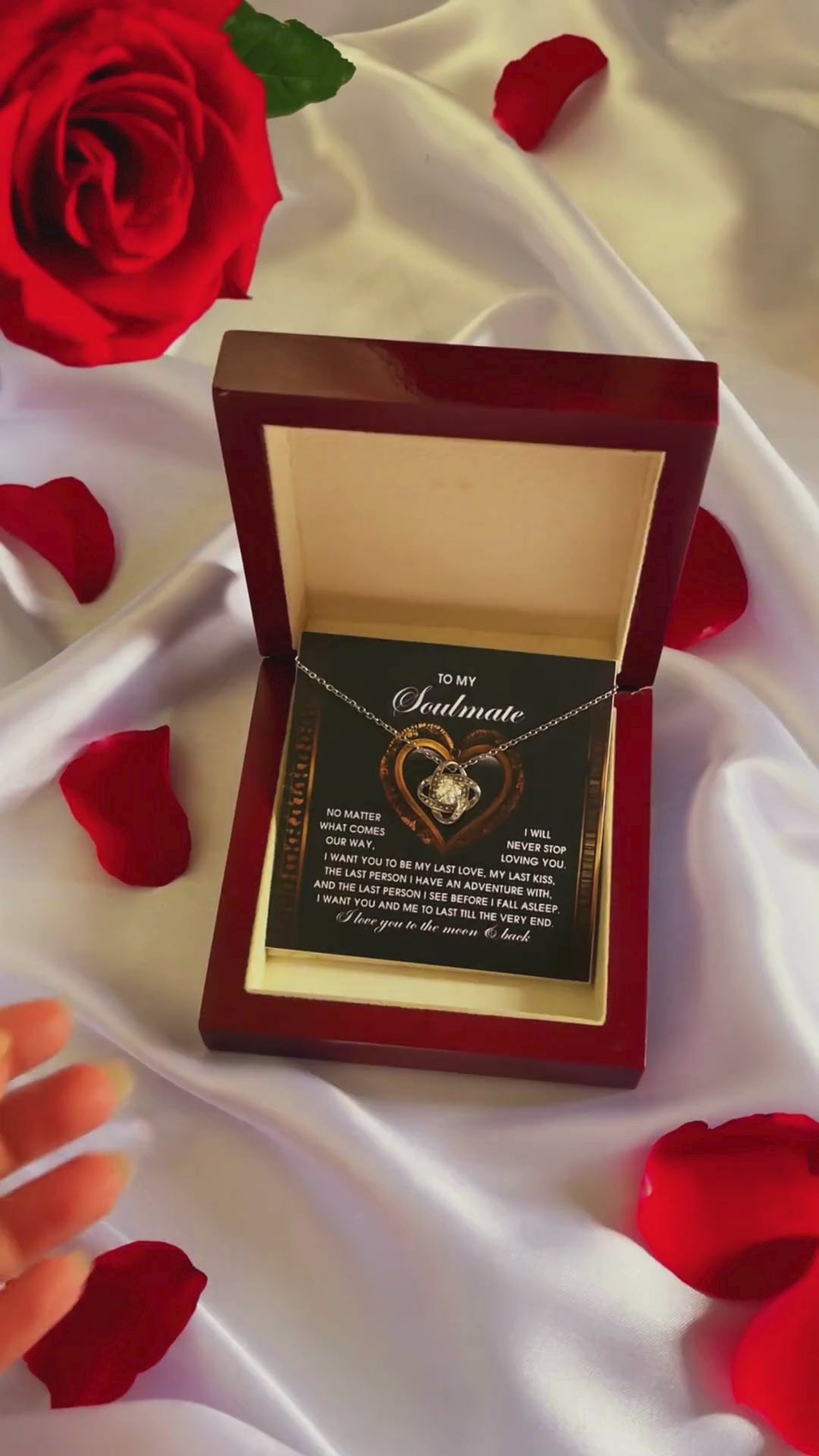 To My Soulmate - Our Days Valentine's Day Card – Perfect Love Message for Your Soulmate, Girlfriend, or Partner