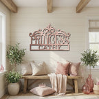 Personalized Princess Crown Metal Wall Art | Custom Princess Name Sign | Princess Bedroom Decor | Girls Room Metal Sign | Made in USA