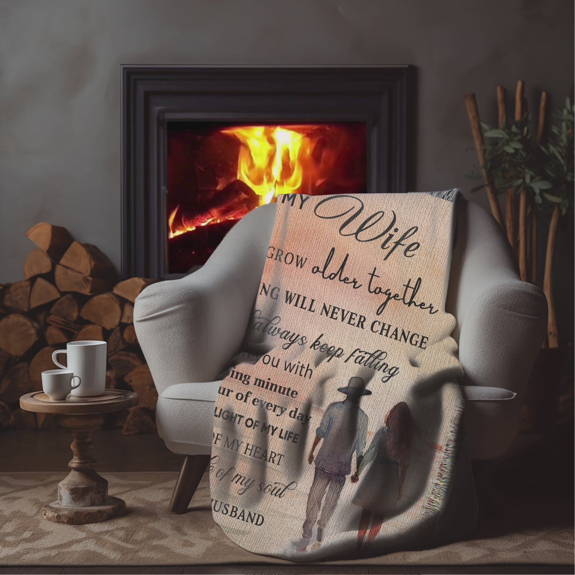 Snuggle with your Wife with this Heirloom Woven Blanket