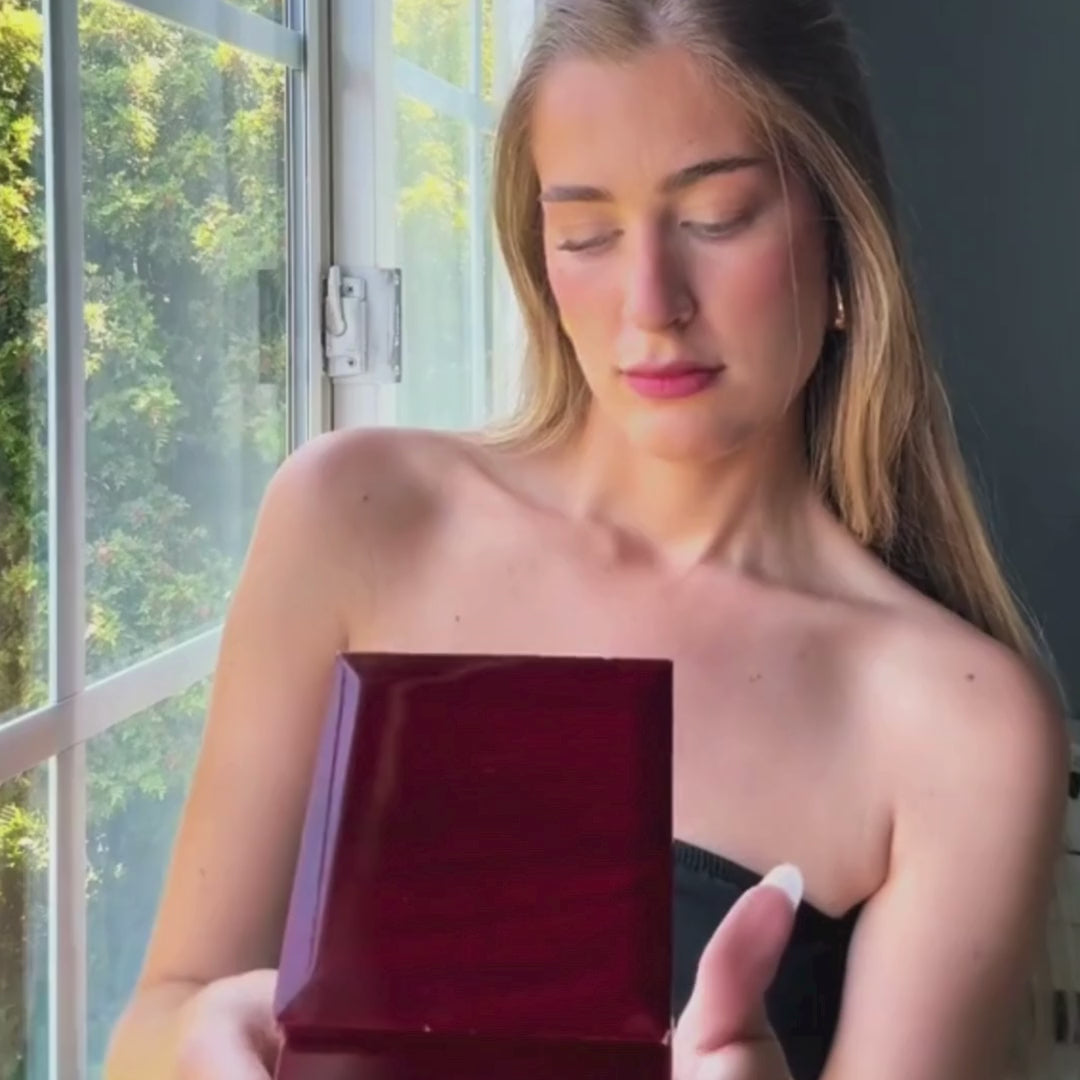 To My Granddaughter – Christmas Love Knot Necklace | “You Are Beautiful, Strong & Loved” Holiday Message Card | Grandparent Gift