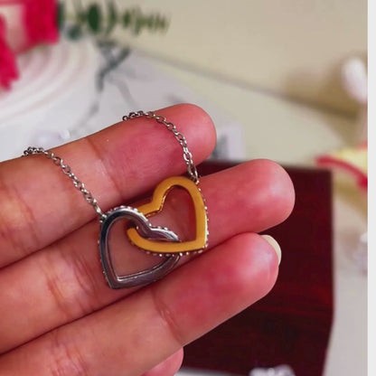 To My Beautiful Daughter – You Are Loved, You Are Important, You Are Enough– Empowering Necklace Gift with Message Card
