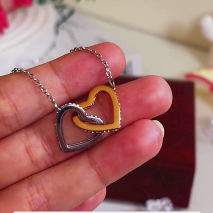 To My Wonderful Daughter – You Make Me Proud – Motivational Necklace Gift with Message of Love and Support