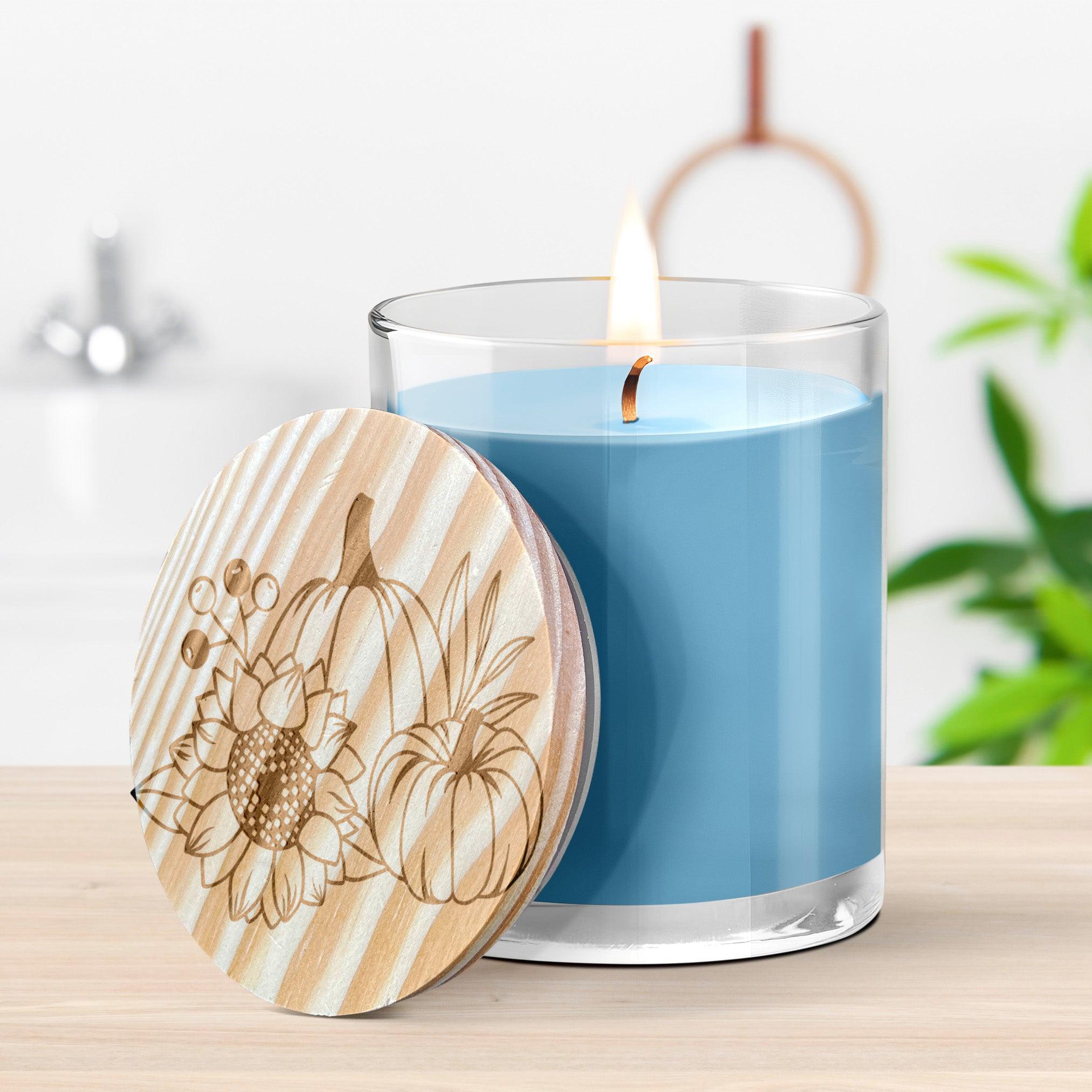 Pumpkin and Spice Engraved Lid Soy Scented Candle - Mallard Moon Gift Shop