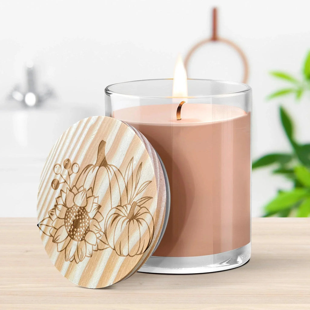 Pumpkin and Spice Engraved Lid Soy Scented Candle