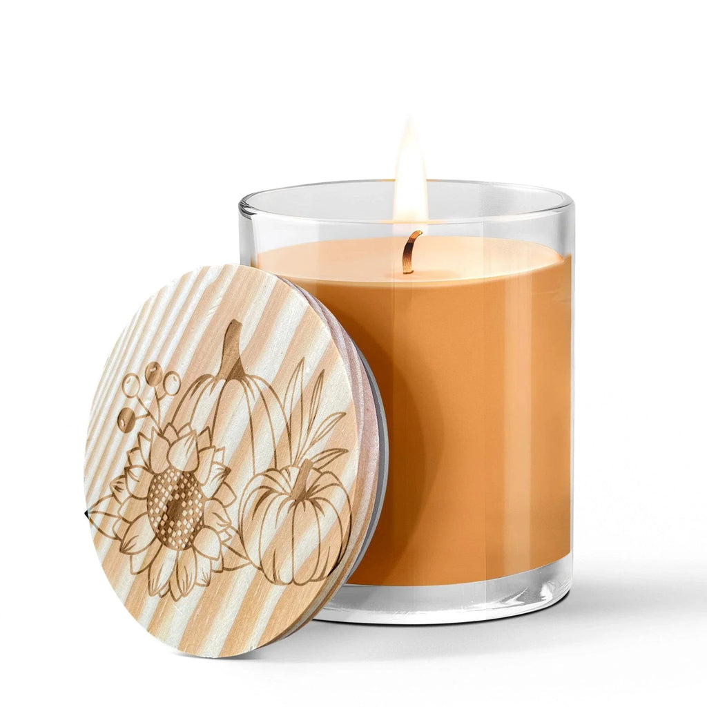 Pumpkin and Spice Engraved Lid Soy Scented Candle